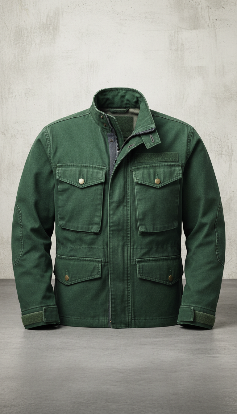 Tactical Field Jacket With Weather Shield